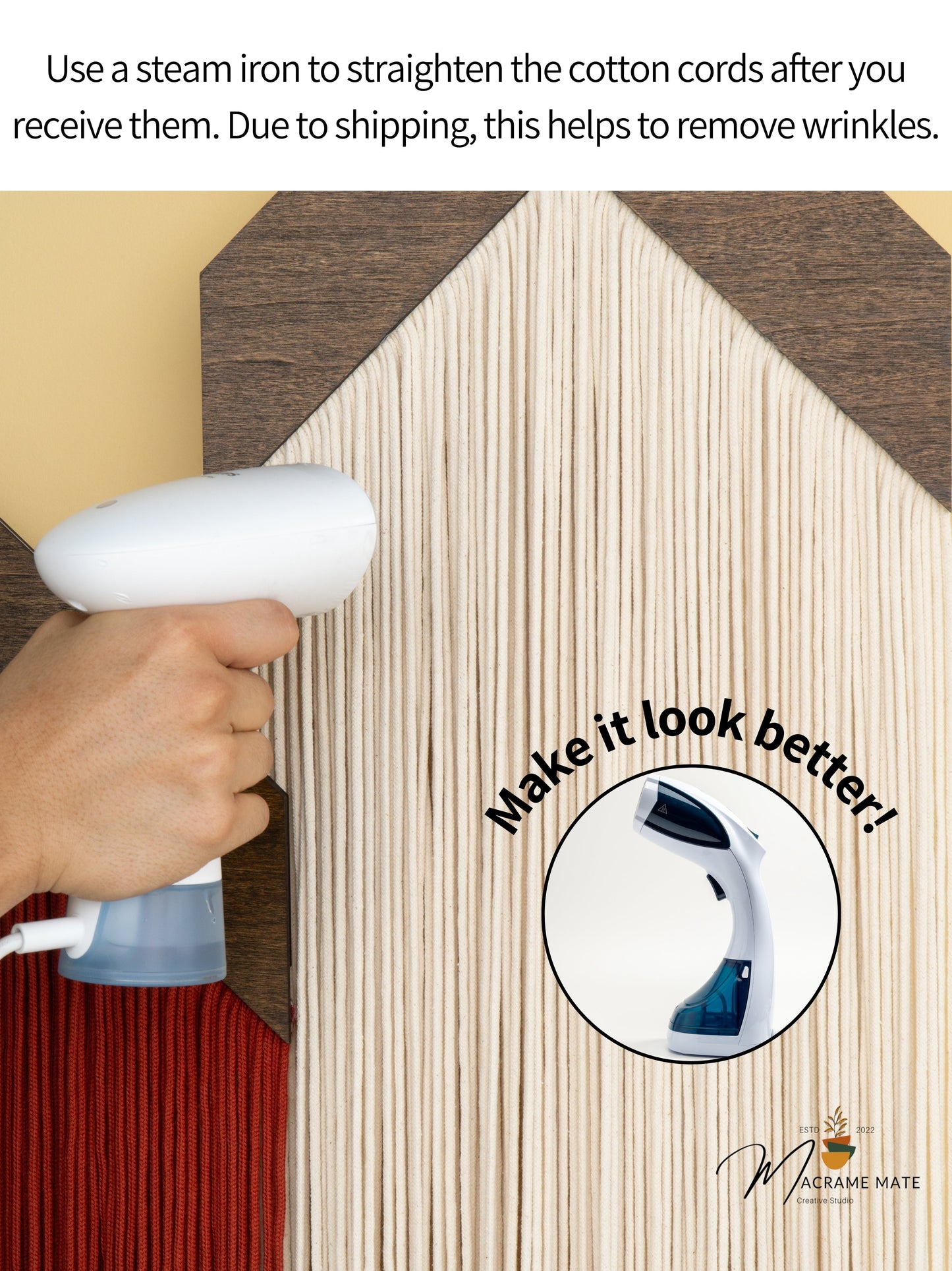 Fathom Macrame Fiber Wall Art (Y41)