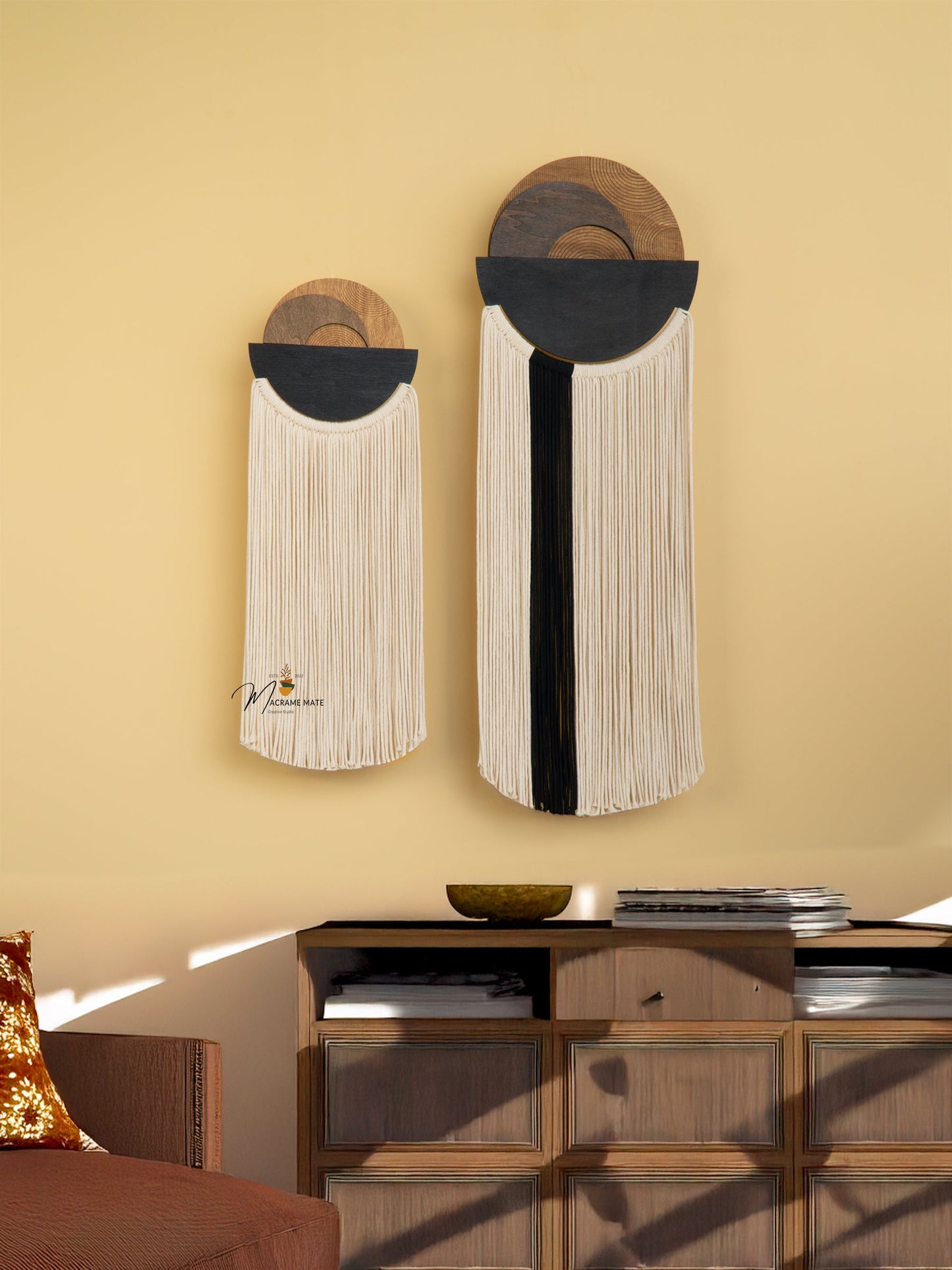 Fathom Macrame Fiber Wall Art (Y41)