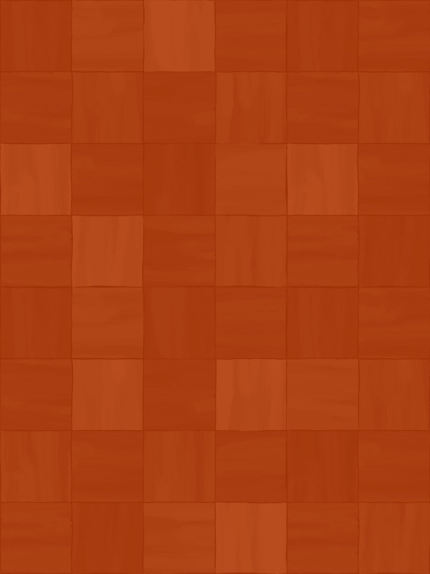 Zellige Wallpaper, rust