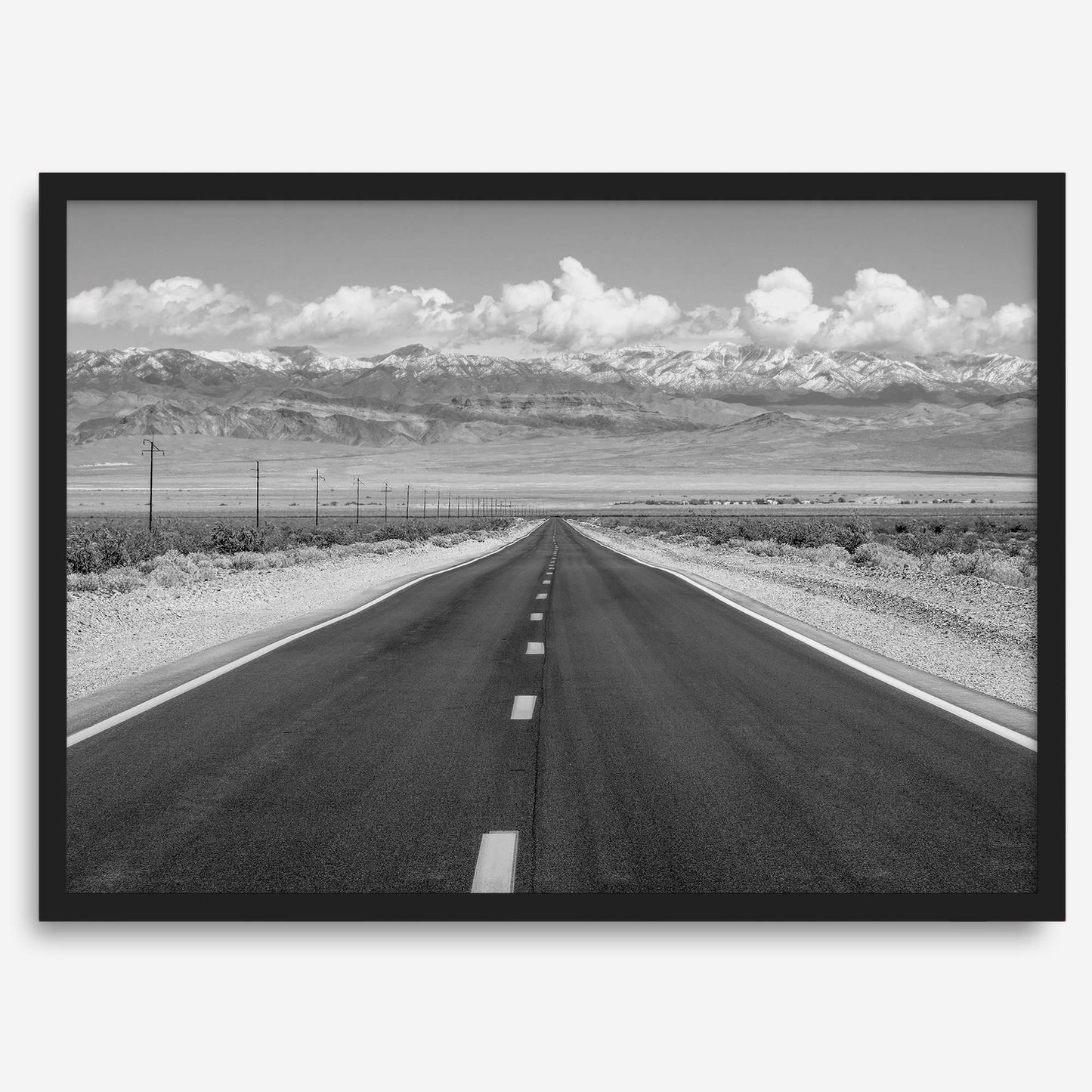 Desert Roadtrip B&W