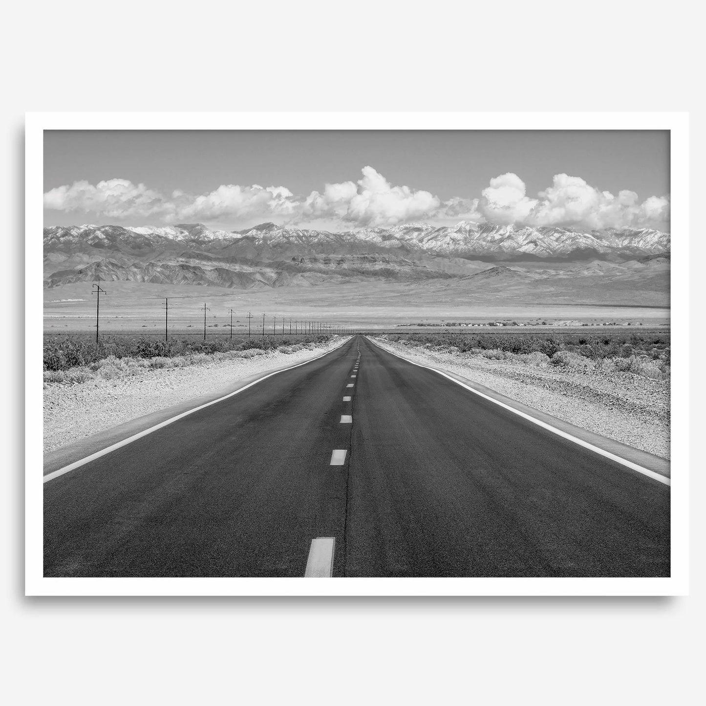 Desert Roadtrip B&W