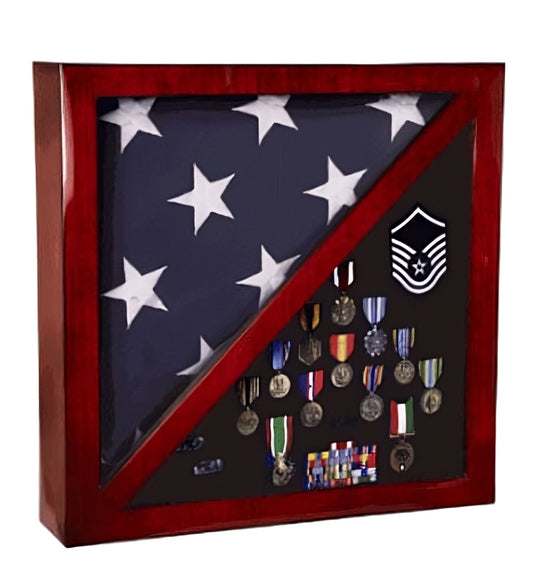 Flag And medal Display case, award and flag case