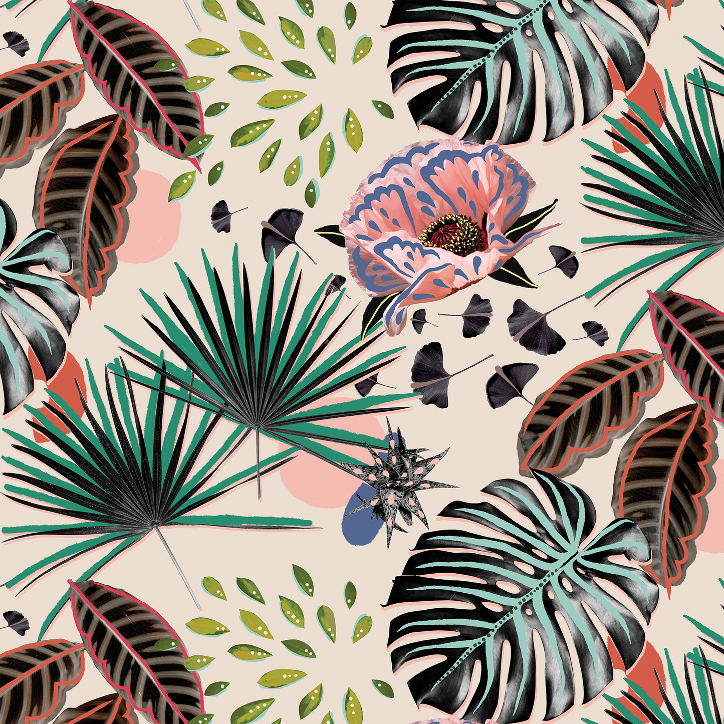 Floral Pop Wallpaper