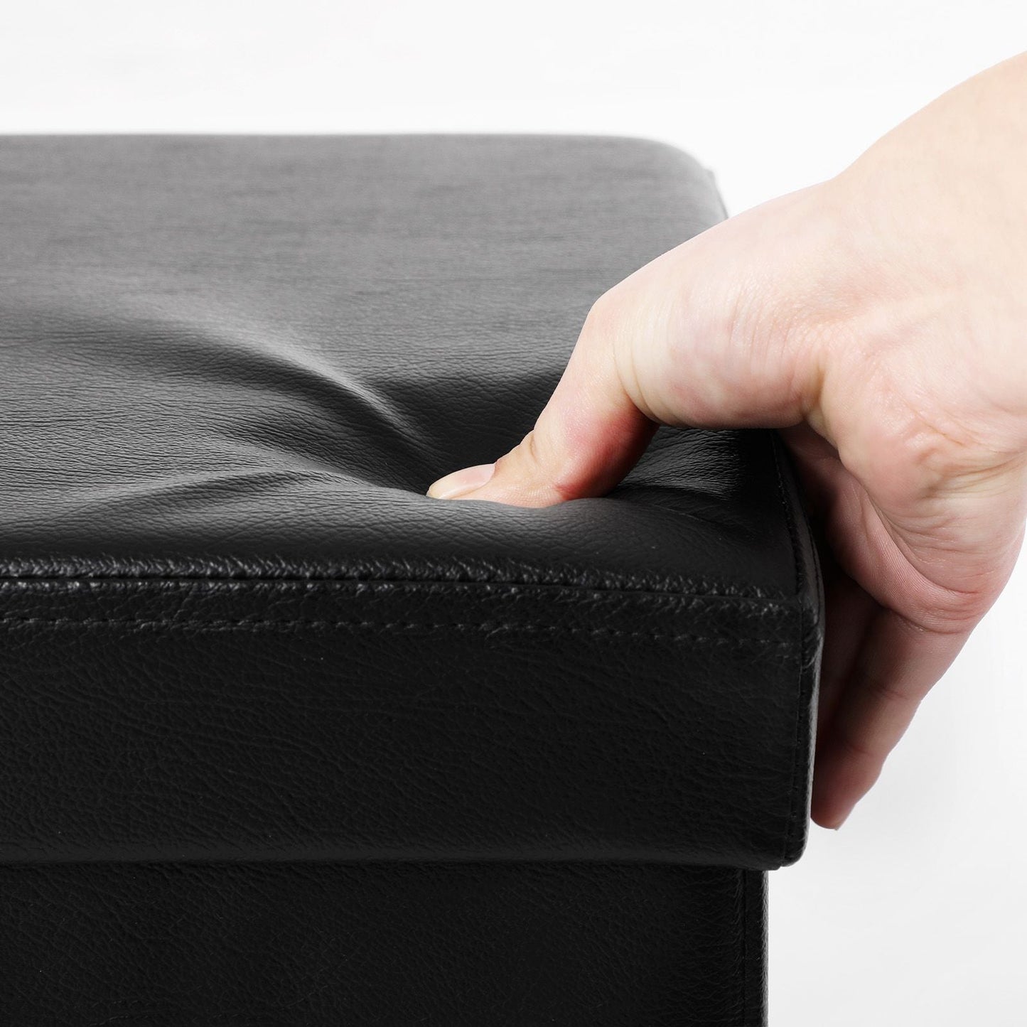 Folding Storage Ottoman Cube
