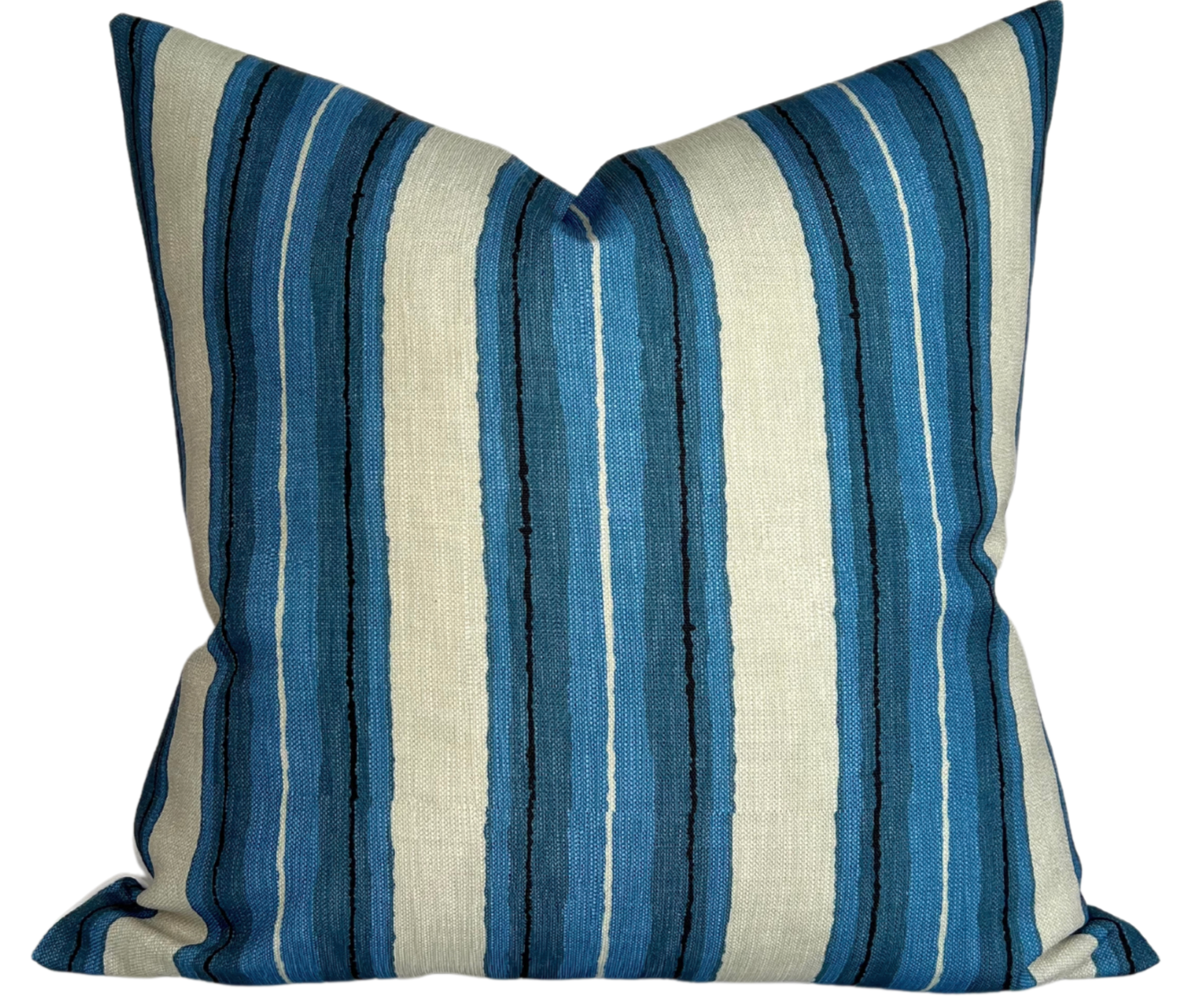 Kelly Wearstler Shoreline Pillow Cover in Pacific Blue, Indoor Outdoor Pillows