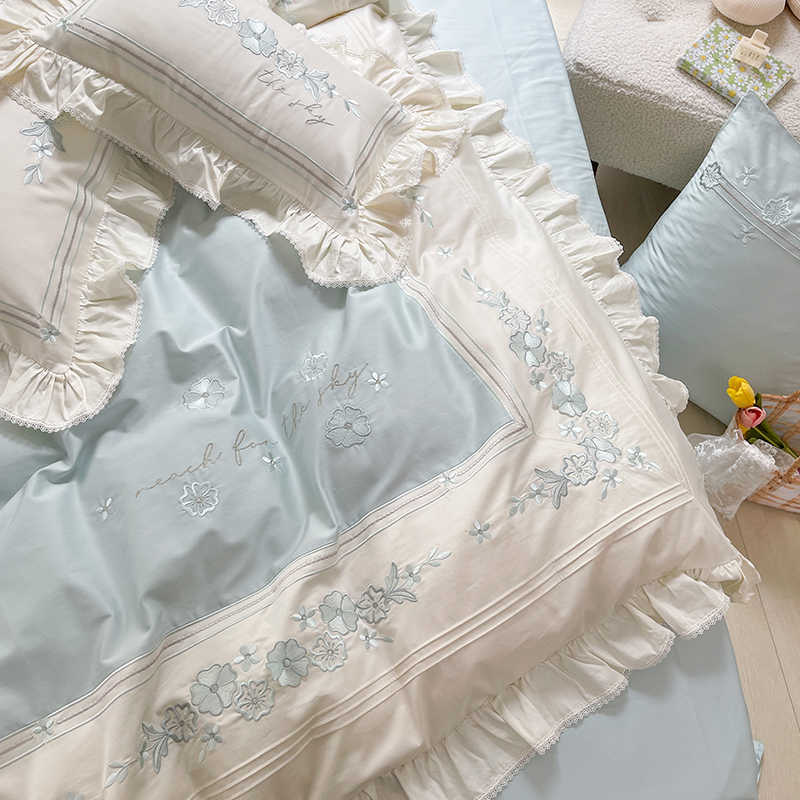 French Princess Embroidery Duvet Cover