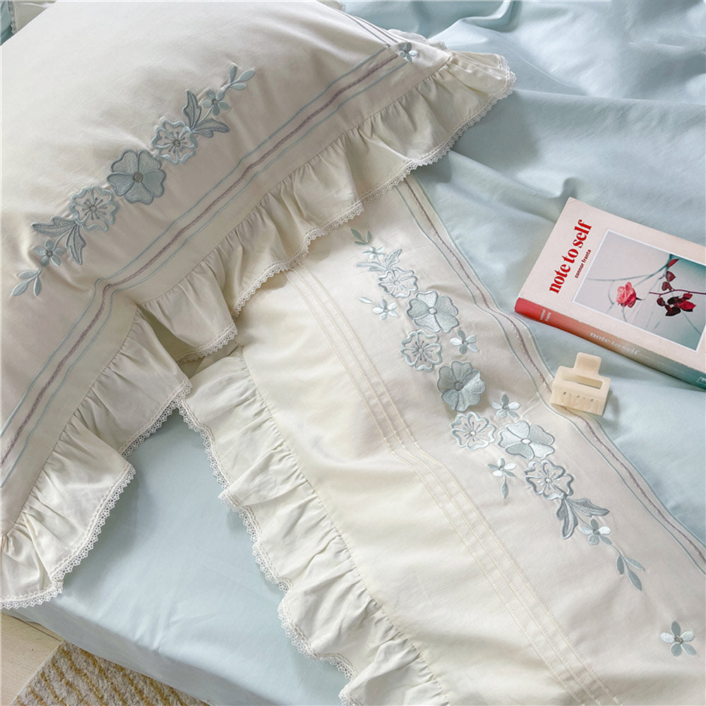 French Princess Embroidery Duvet Cover