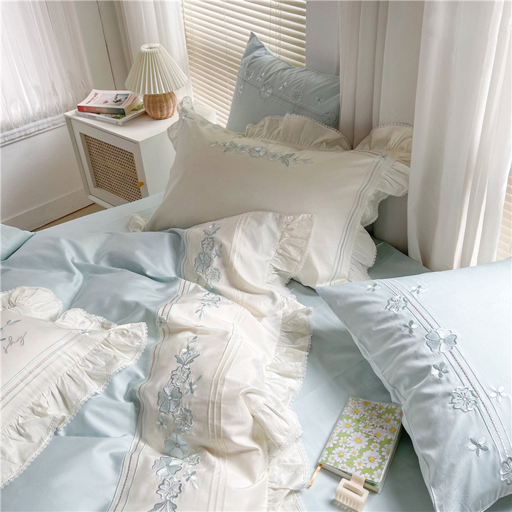 French Princess Embroidery Duvet Cover