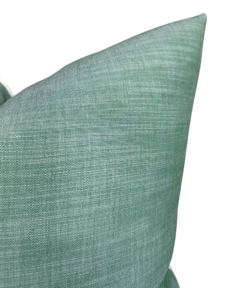 Maroma Pillow Cover in Verde Green, Christopher Farr Textiles