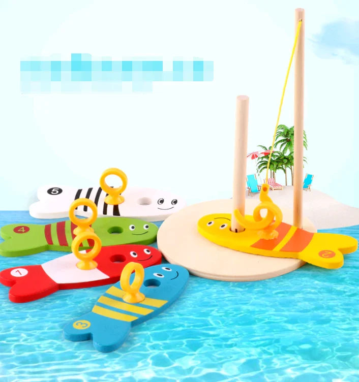 Wooden Fishing Toy Set