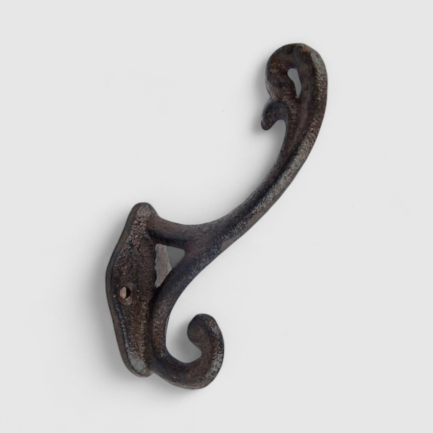 Classic Cast Iron Hook, Versatile Rustic Wall Organizer