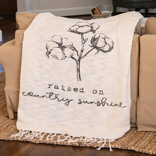 Country Sunshine Woven Throw