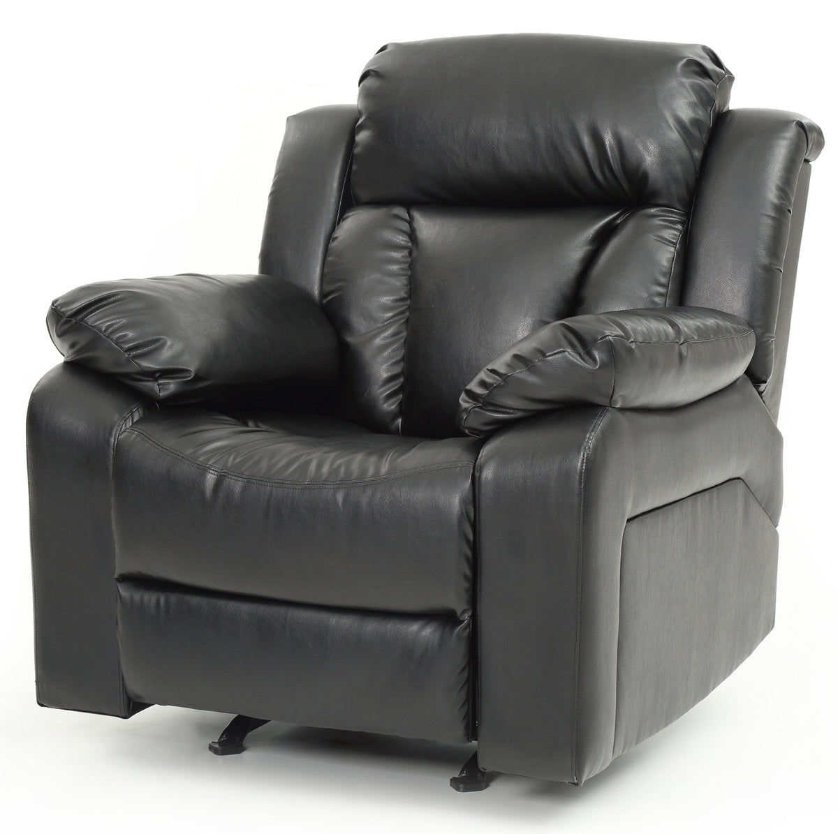 Elegant Padded Arm Recliner
