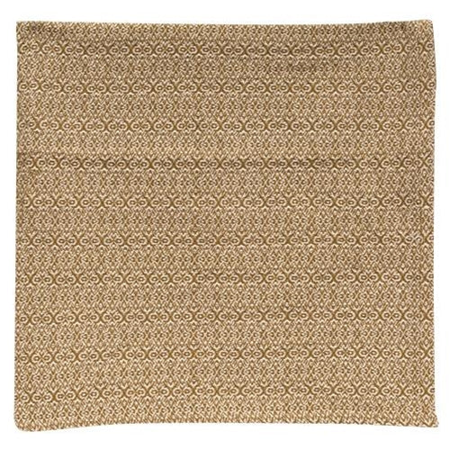 Fairfax Cream/Mustard Table Square 34"