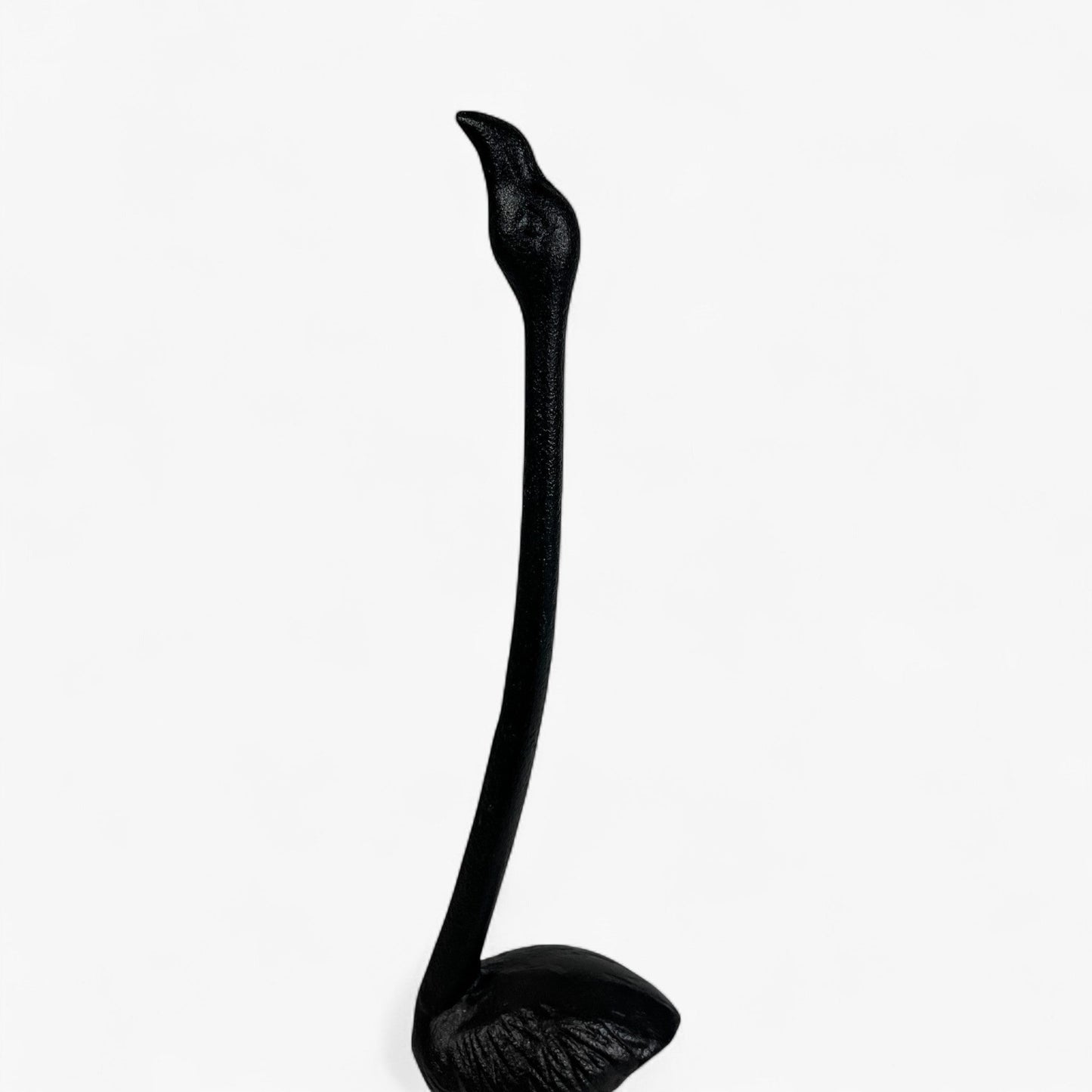 Flamingo Toilet Paper Holder Cast Iron Black Kitchen Decor