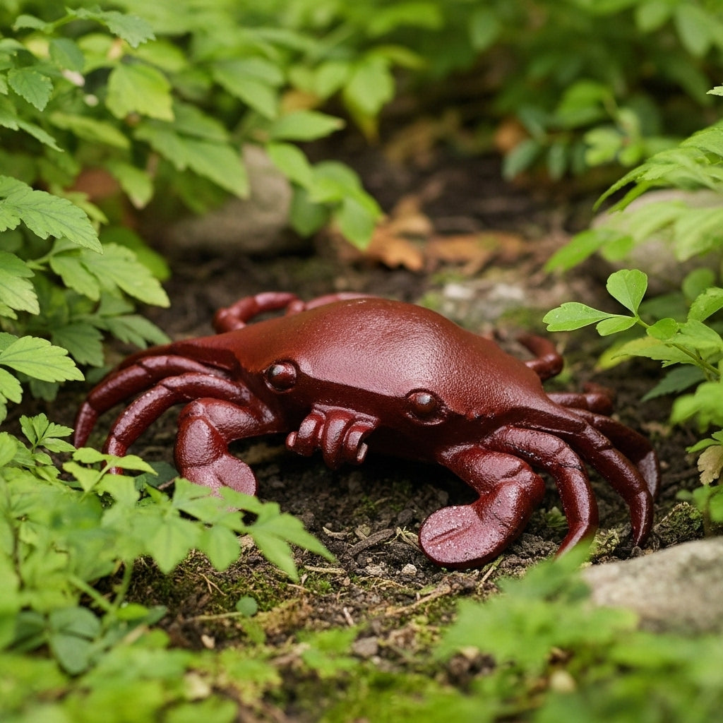 Crab Key Hider Cast Iron Coastal Outdoor Decor