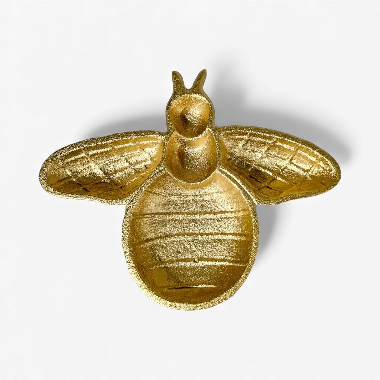 Bee Trinket Dish Gold Cast Iron Home Decor