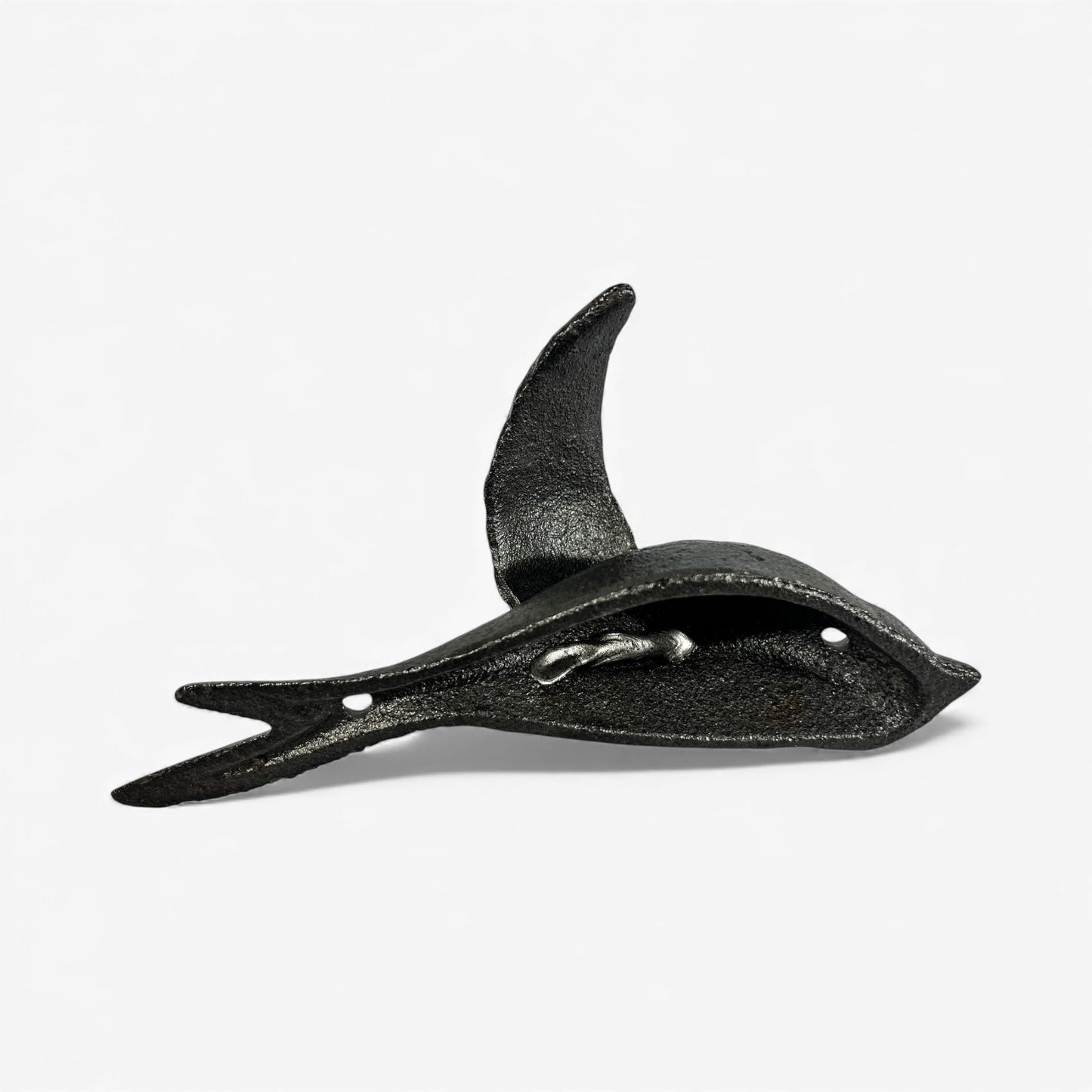 Bird Wall Hooks Set of 4, Rustic Home Decor, Natural Iron Finish