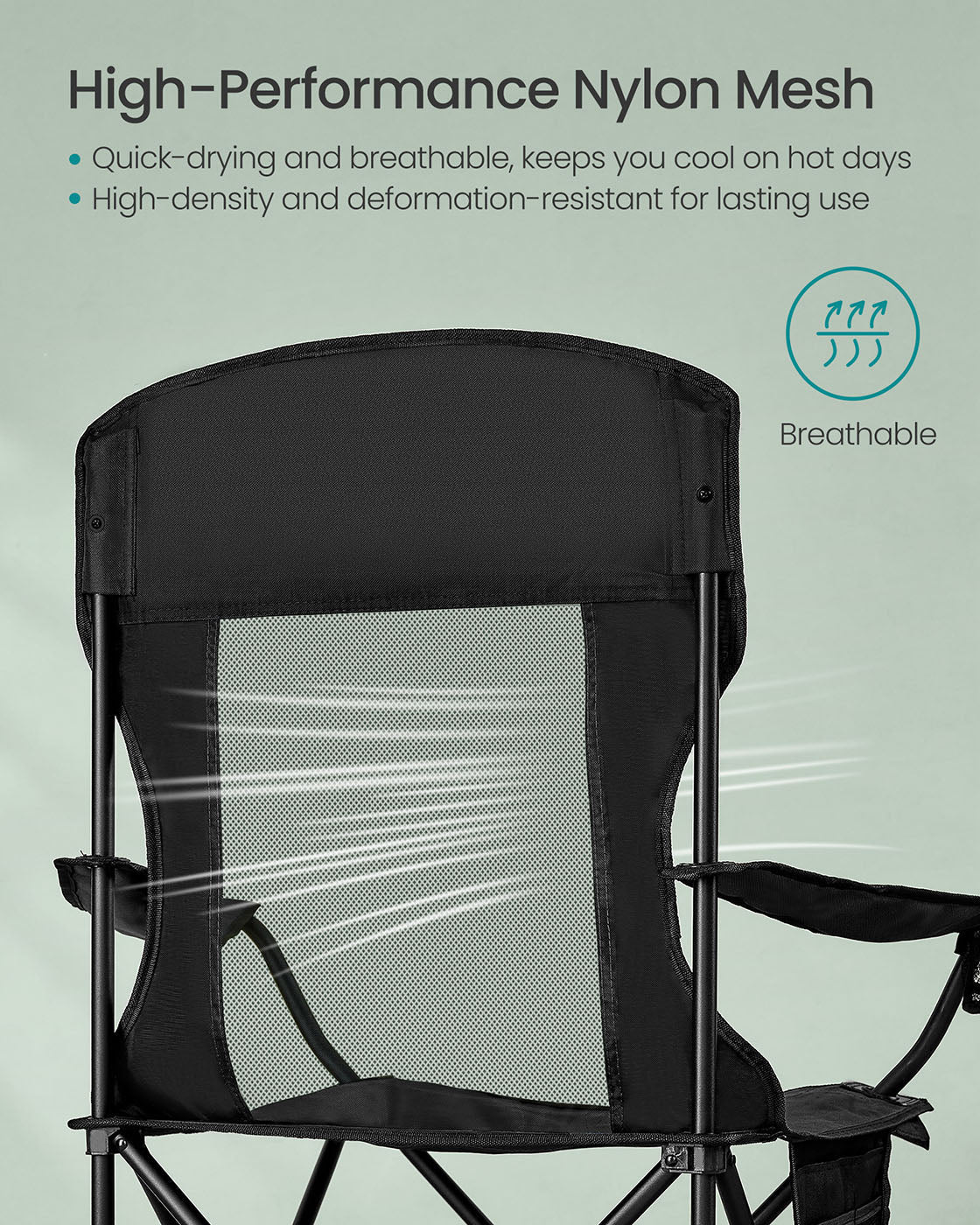 Foldable Sports Chairs Set of 2