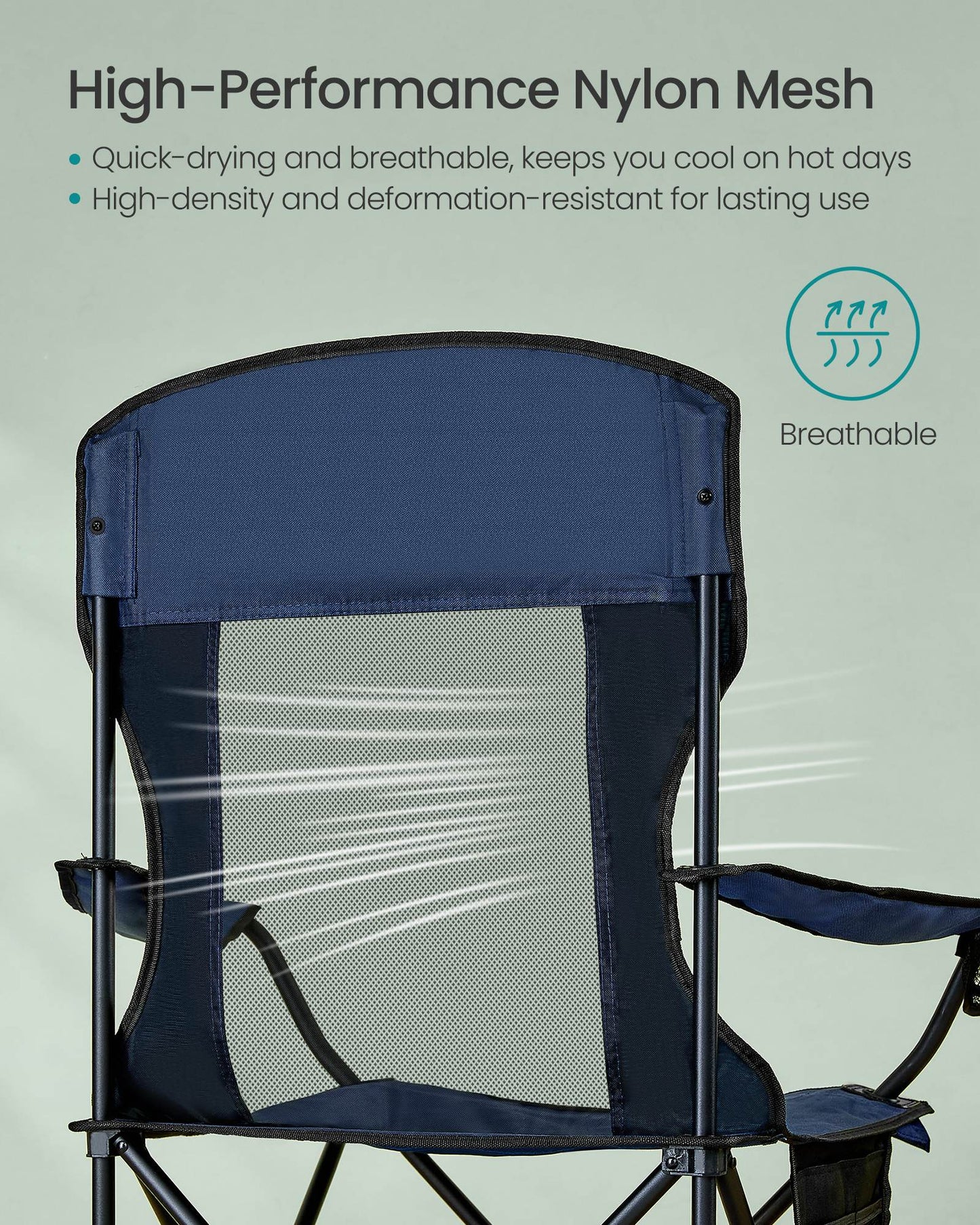 Foldable Sports Chairs Set of 2
