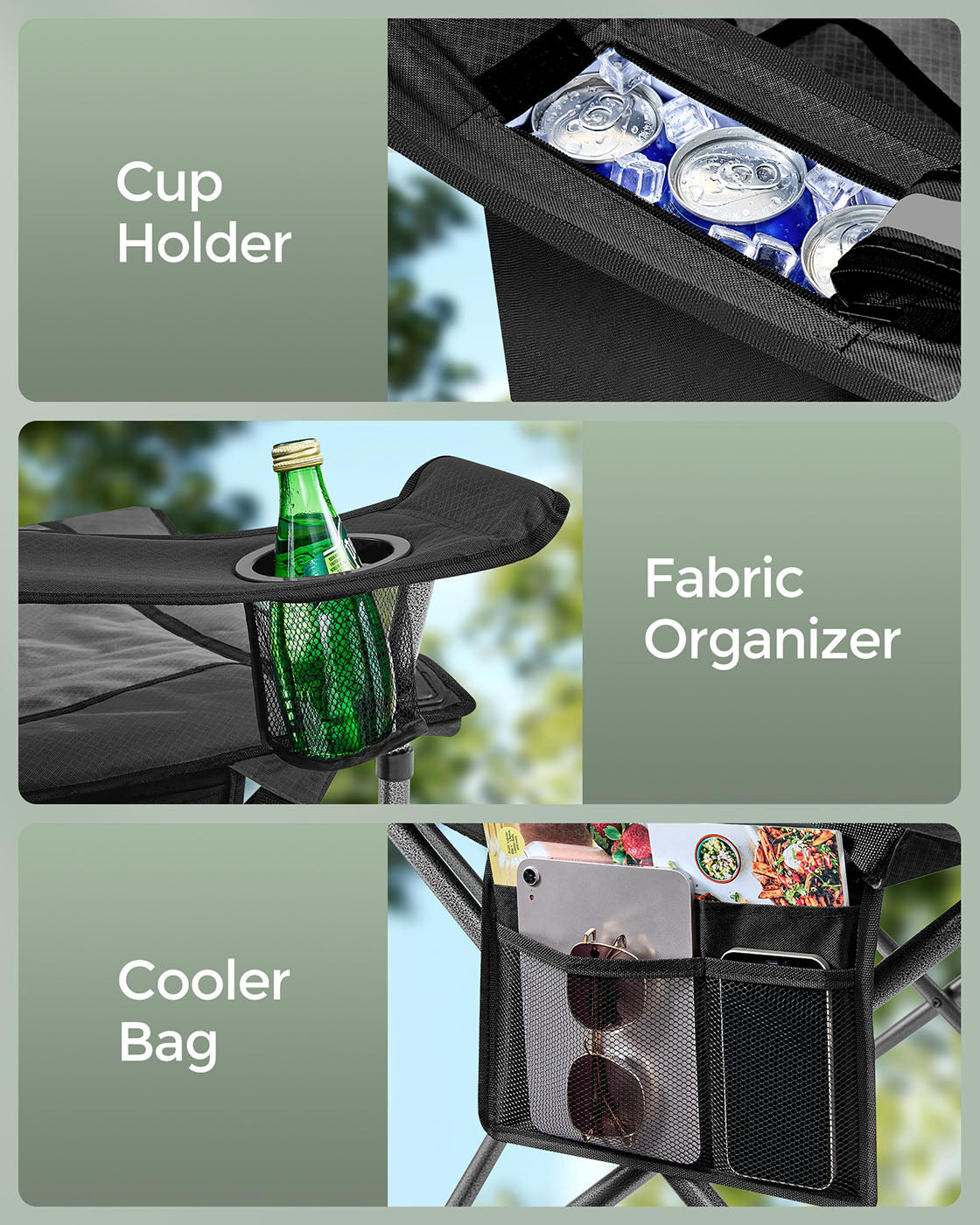 Camping Chair with Foam Padding, Foldable