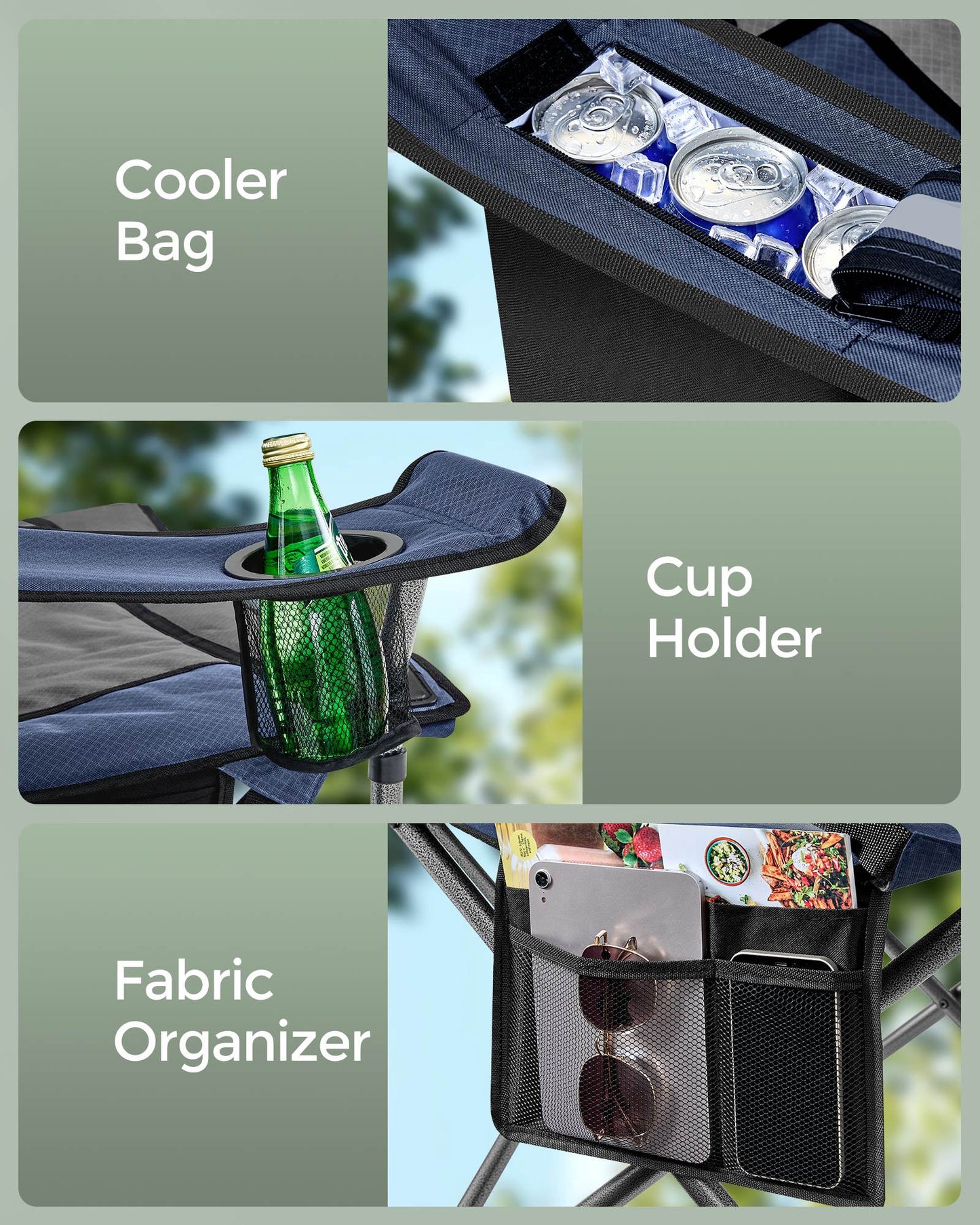 Camping Chair with Foam Padding, Foldable