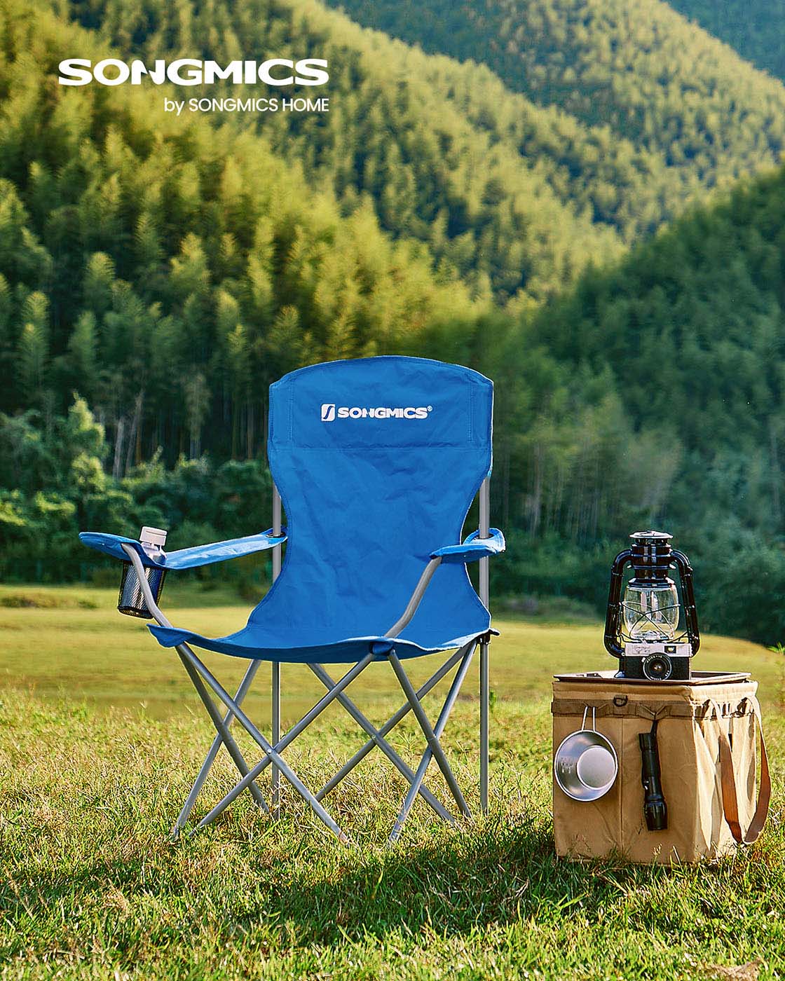 Set of 2 Folding Camping Chairs