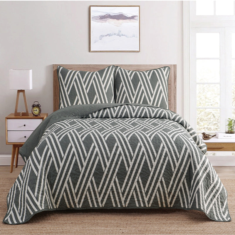 Dan River Reversible Printed Quilt Set (3 Piece)