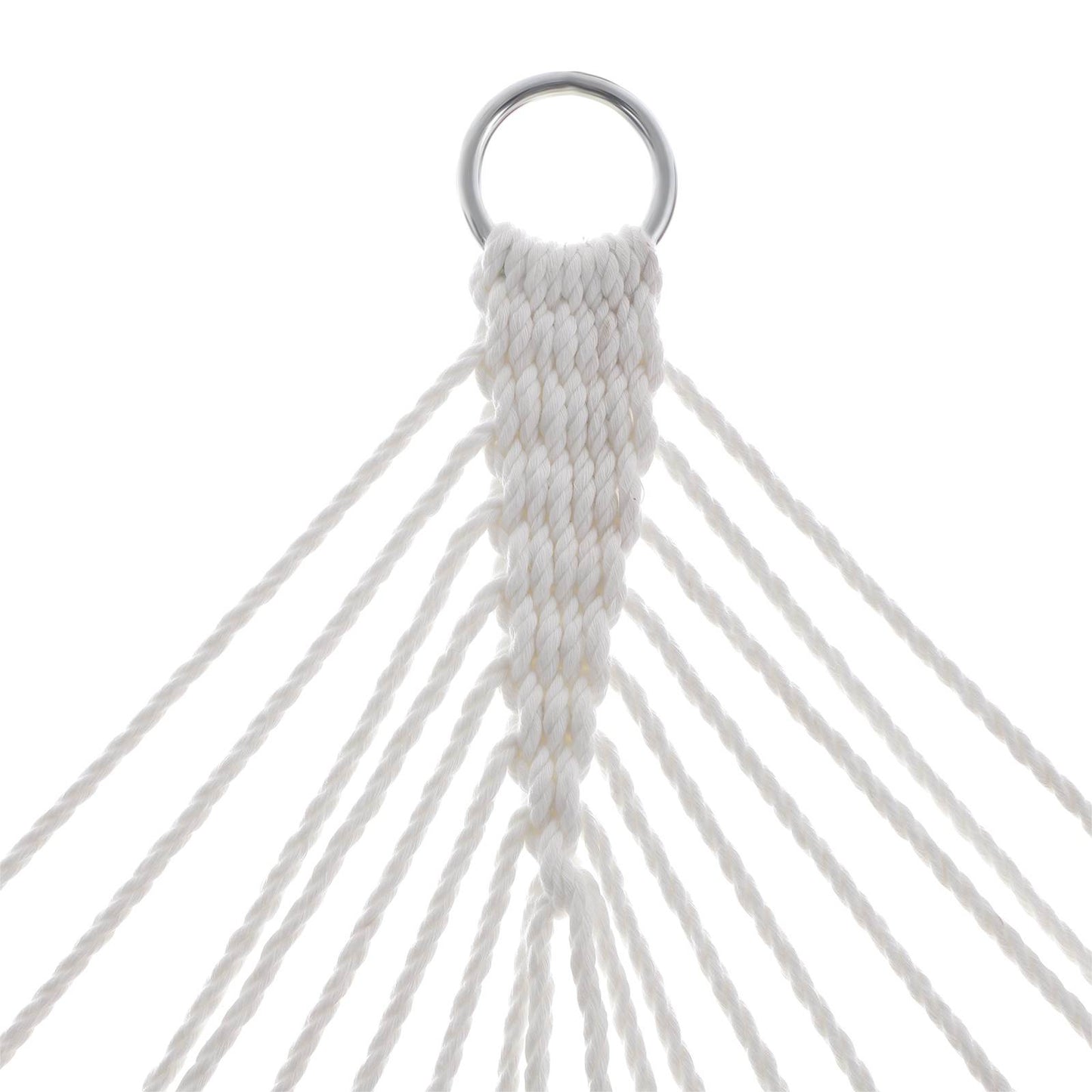 Quilted Hammock with Curved Bamboo Spreaders