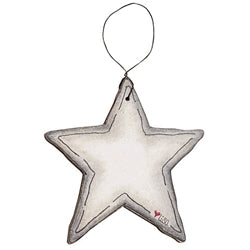 3/Set - Wooden Patriotic Star Doodle Ornaments