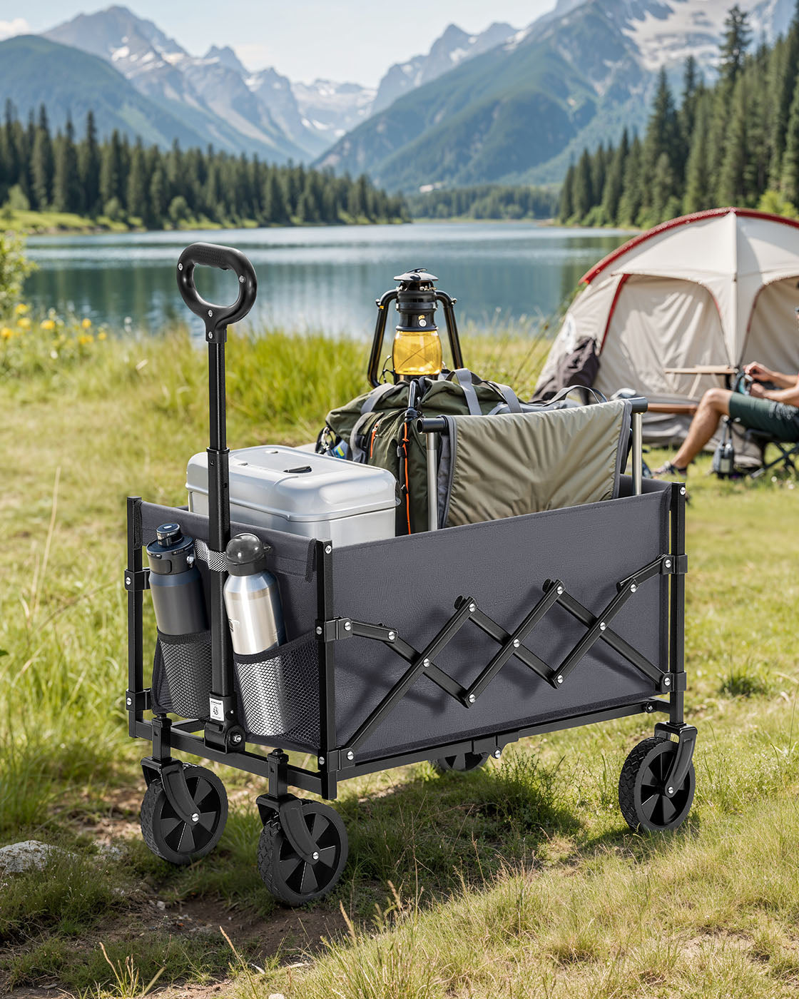 Portable Wagon Collapsible with Wheels