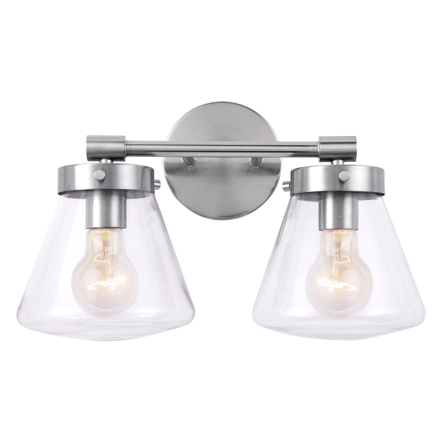 Gleam Modern Farmhouse 2-Light Vanity Light