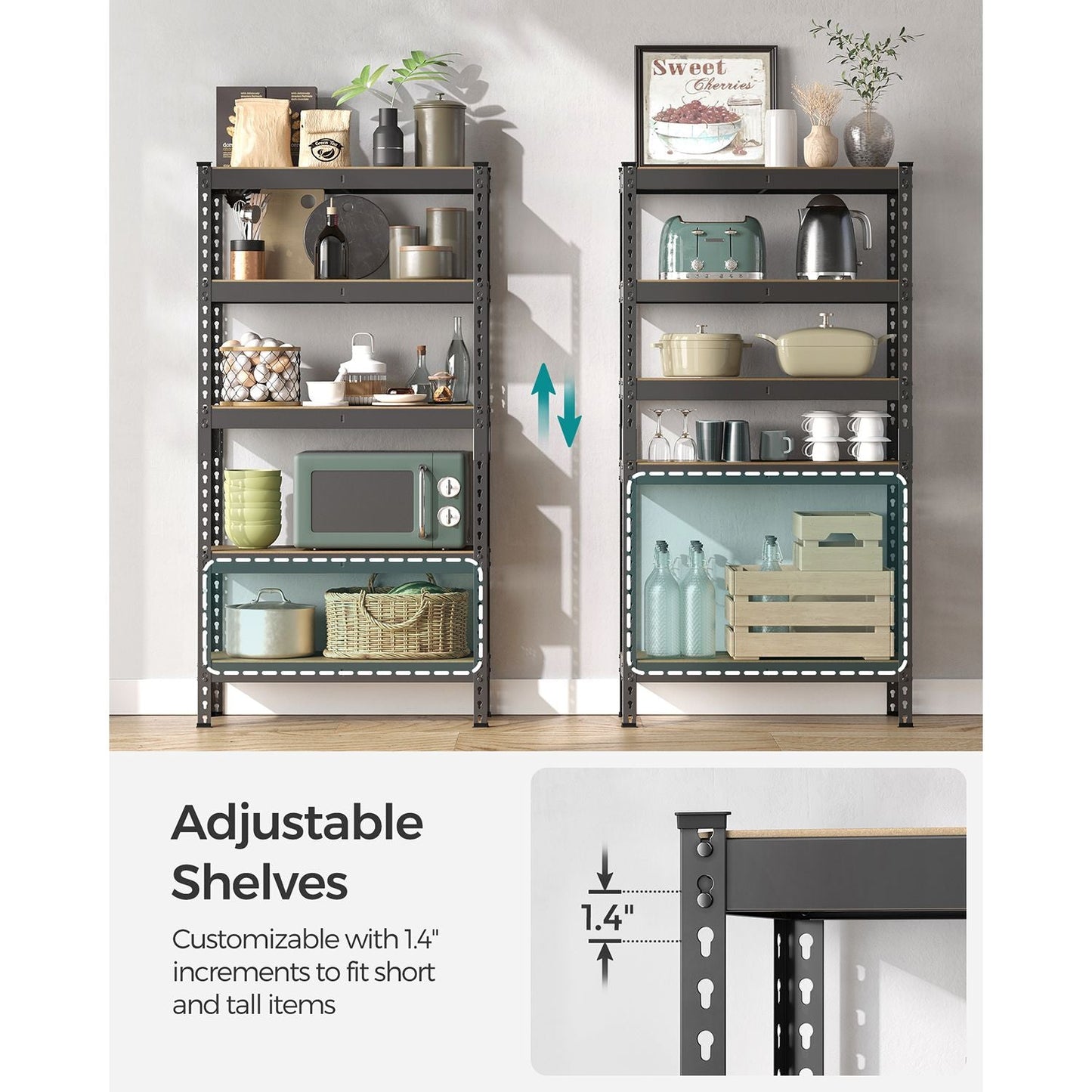 5-Tier Garage Storage Shelf