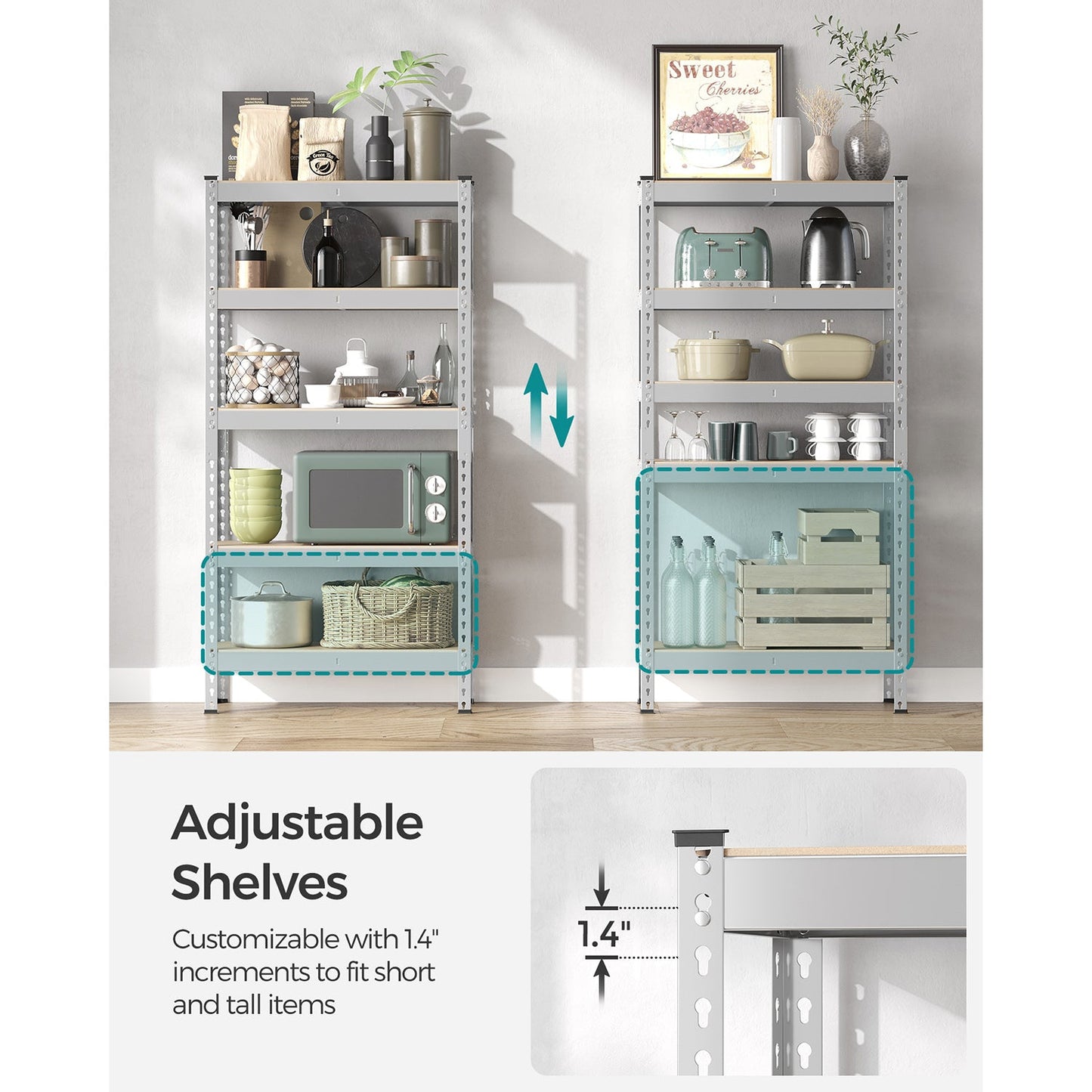 5-Tier Garage Storage Shelf