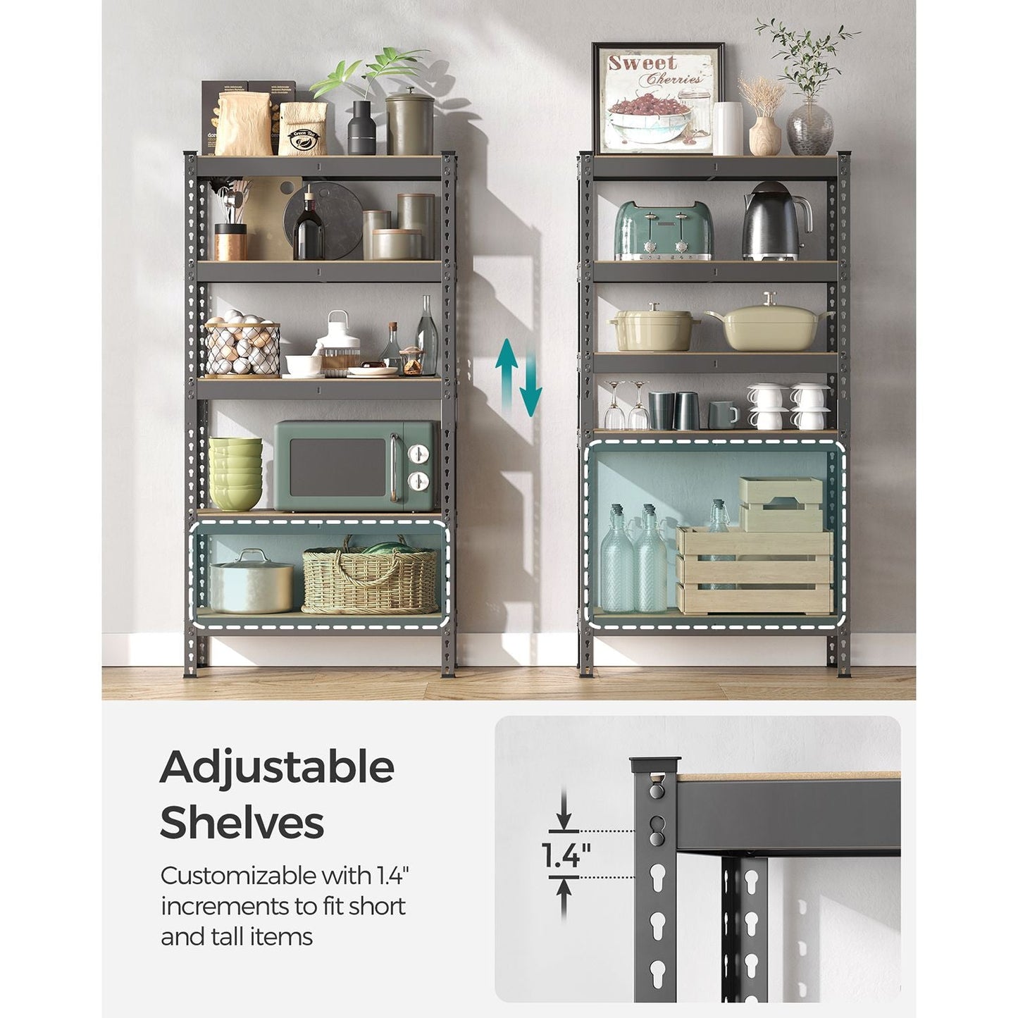 5-Tier Garage Storage Shelf