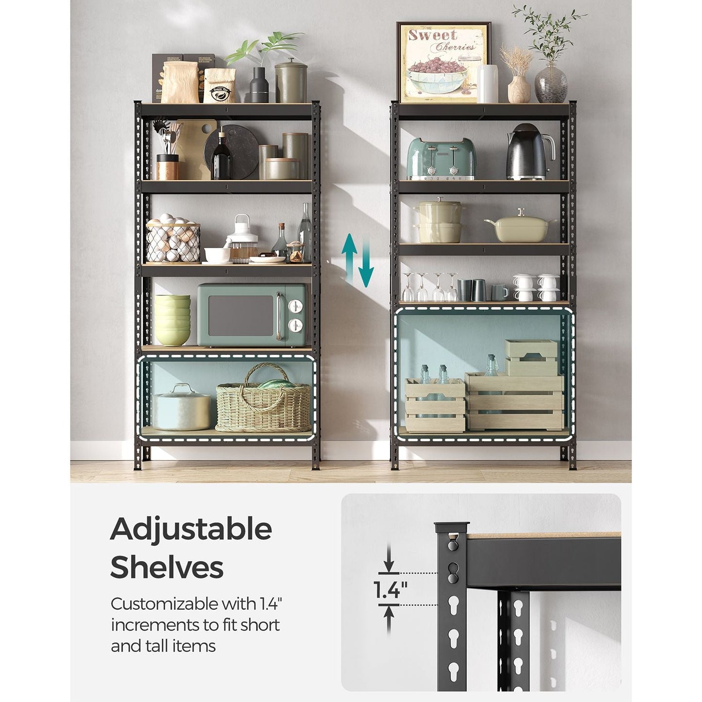 5-Tier Garage Storage Shelf