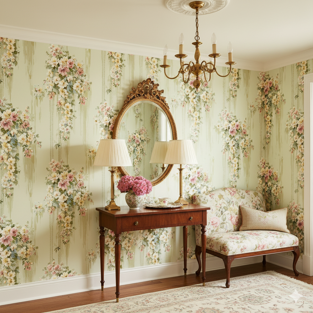 Maison de Lys Wallpaper