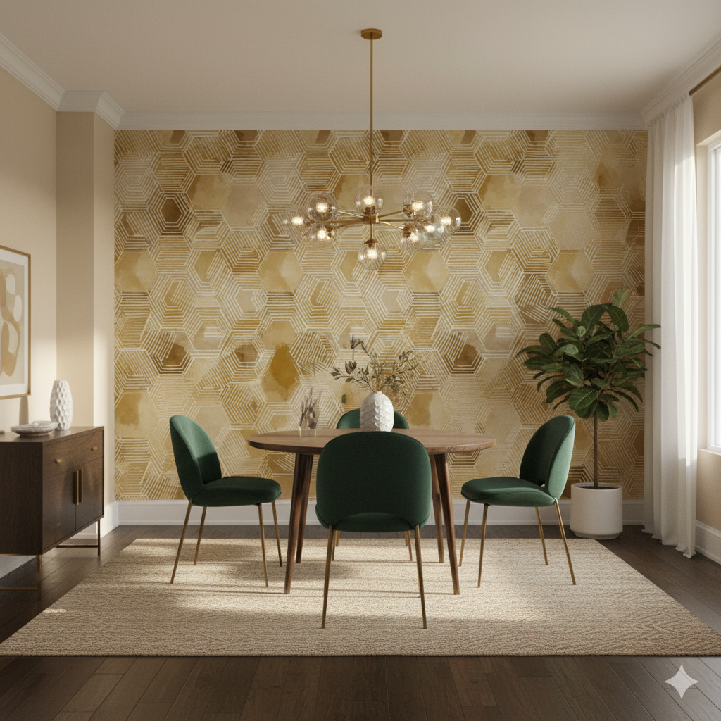 Golden Hive Wallpaper