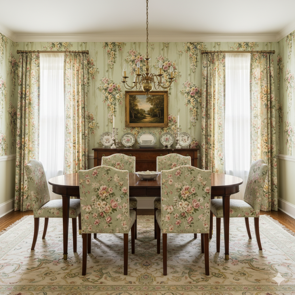 Maison de Lys Wallpaper