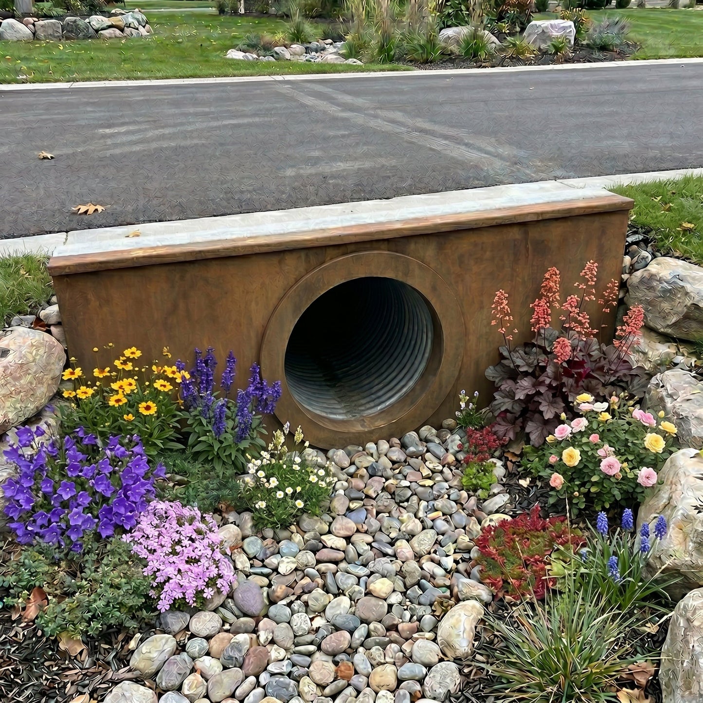 Prefabricated Concrete Culvert Covers - Adrien's Bridge Style GFRC