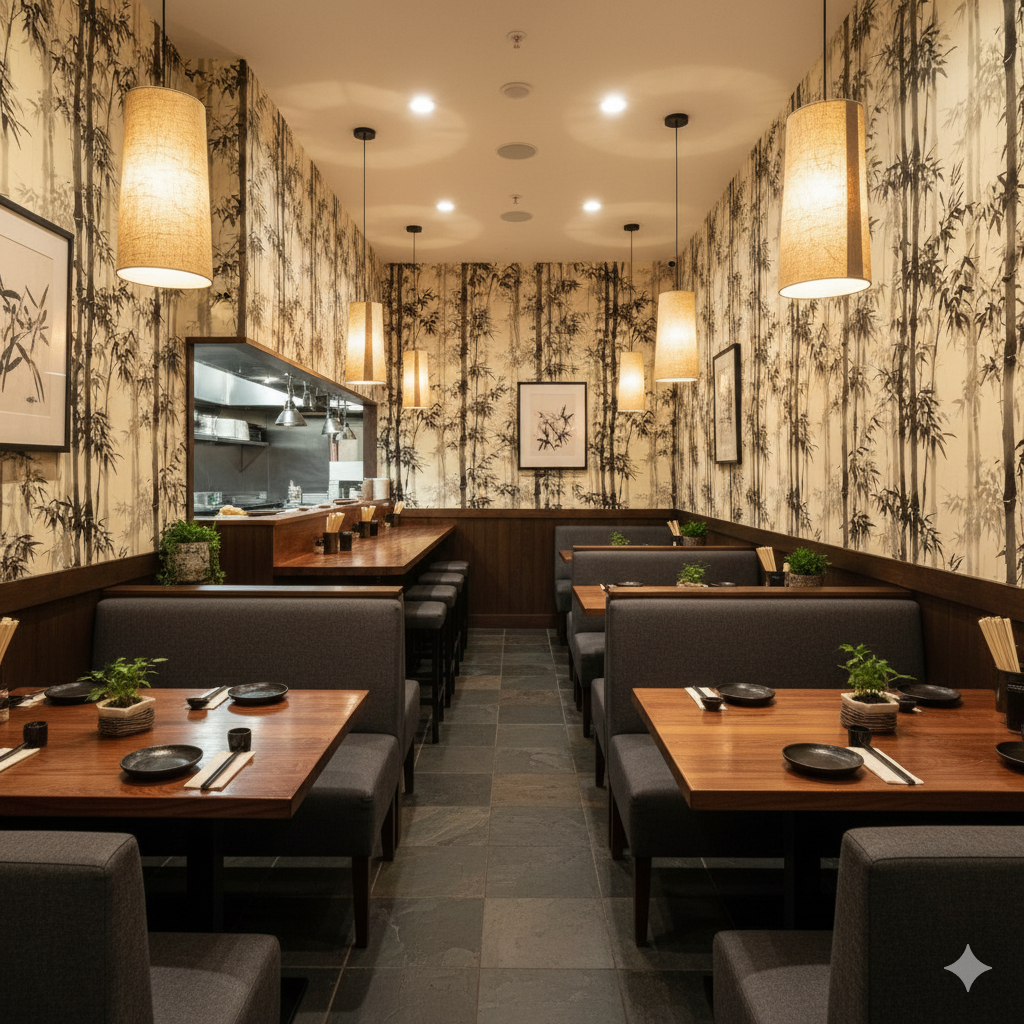 Ink Whisper Bamboo Wallpaper