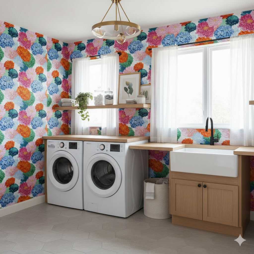 Chrysanthemum Sonata Wallpaper