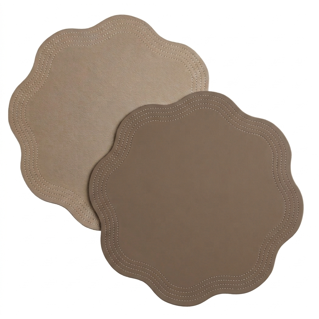 Double Sided Faux Leather Placemat