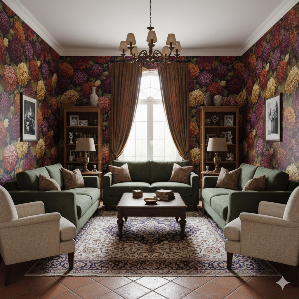 Imperial Bloom Wallpaper