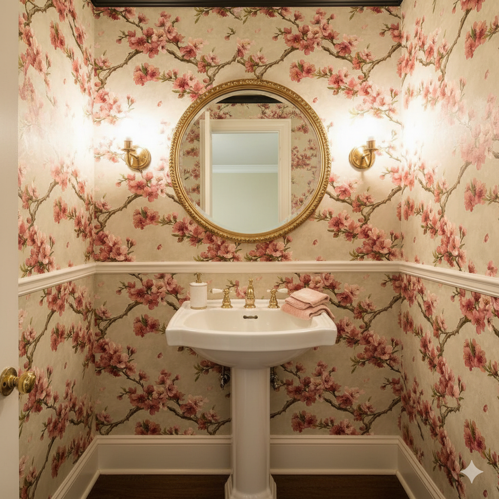 Petal Lanterns Wallpaper