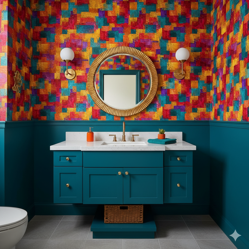 Toulouse Mosaic Wallpaper