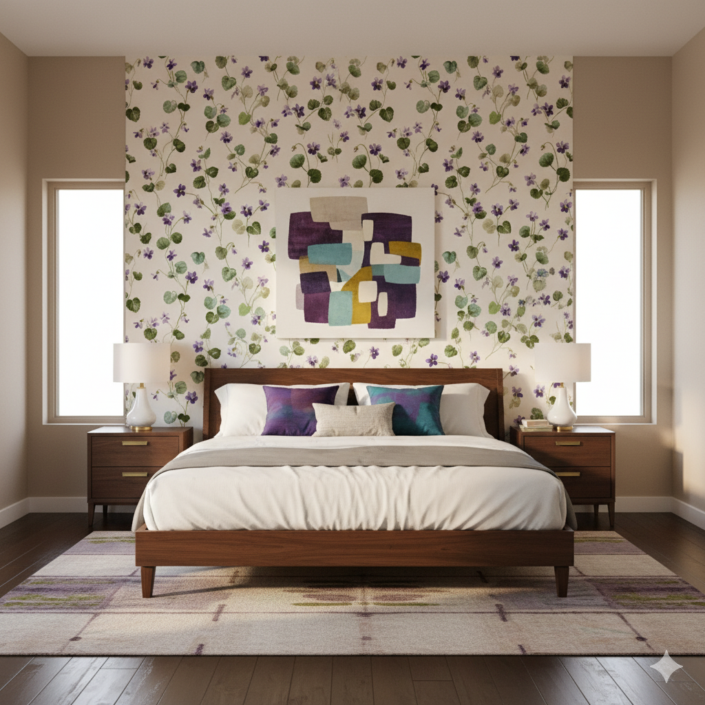 Violet Waltz Wallpaper