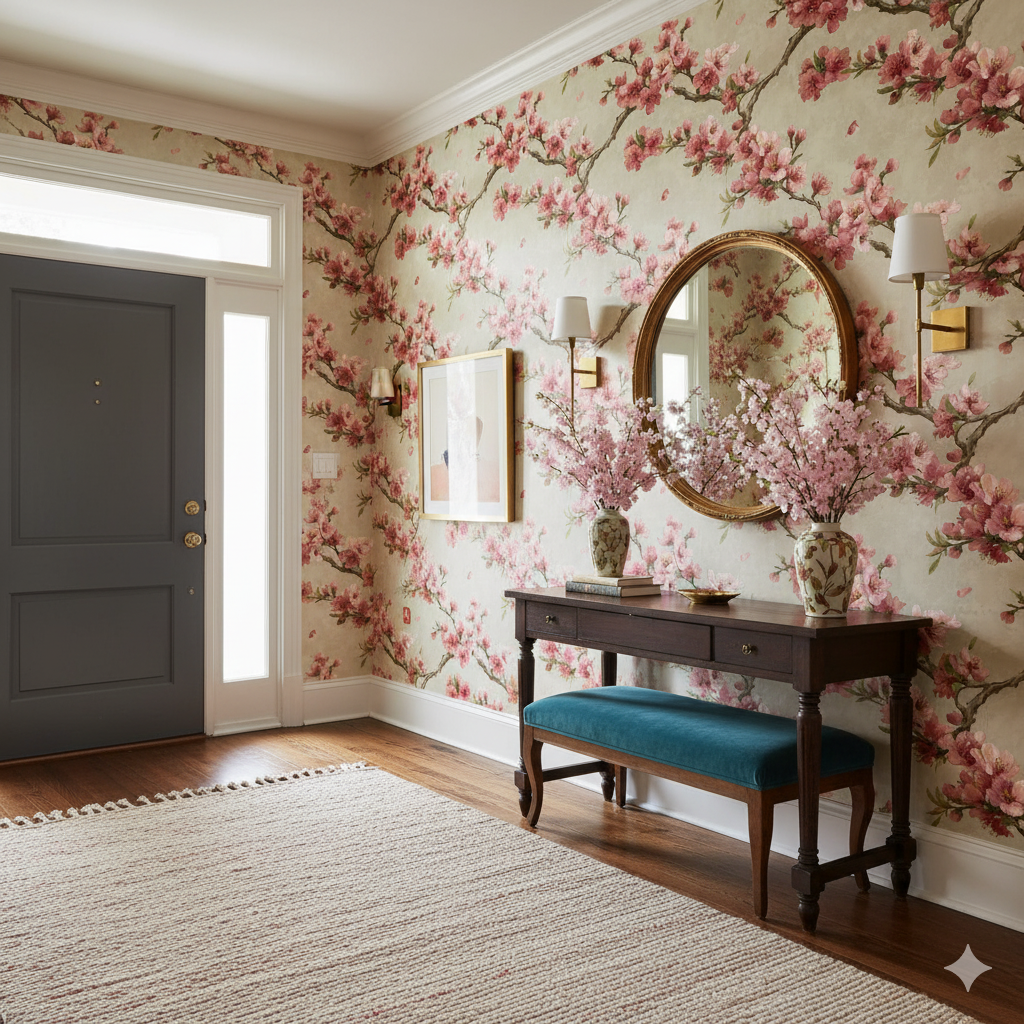 Petal Lanterns Wallpaper