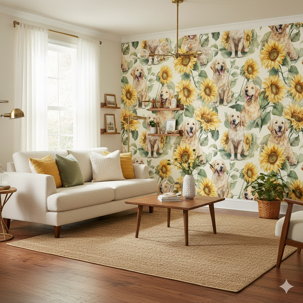 Sunflower Goldens Wallpaper