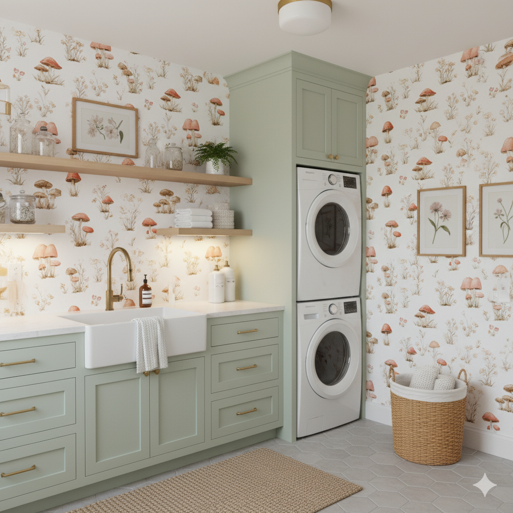 Woodland Forager Wallpaper